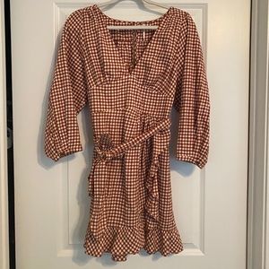 Free People Gingham Dress